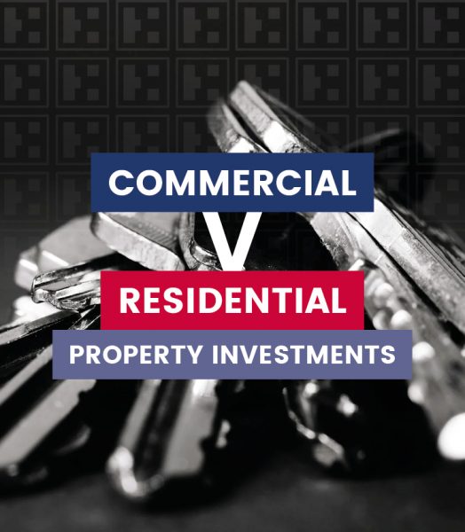 How do commercial property investments differ from residential ones?